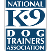 National K9 certified dog trainer logo. Kristina was certified by the National k9 Learning center as a dog trainer and behaviourist.